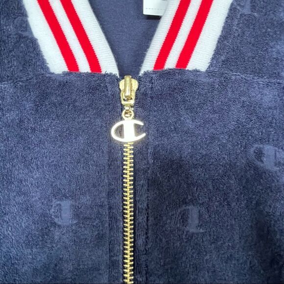 Champion Imperial Terry Cloth Warm-Up Jacket Medium NWT - Picture 16 of 17